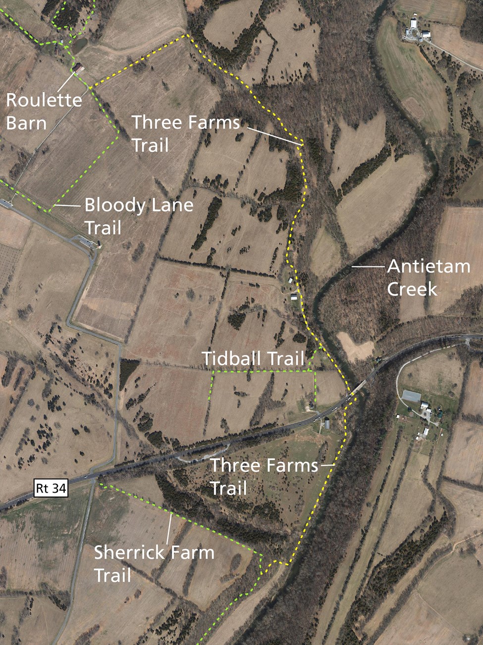 Three Farms Trail Map