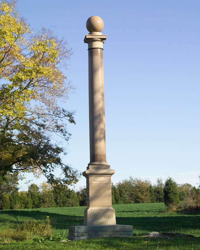 Monument to Gen. Mansfield at Antietam