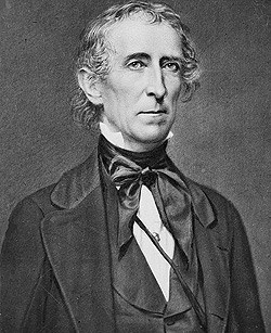 John Tyler, former president and last minute negotiator for peace.