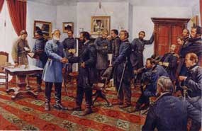 The Surrender - Appomattox Court House National Historical Park (.  National Park Service)