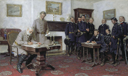 The Surrender Meeting - Appomattox Court House National Historical 