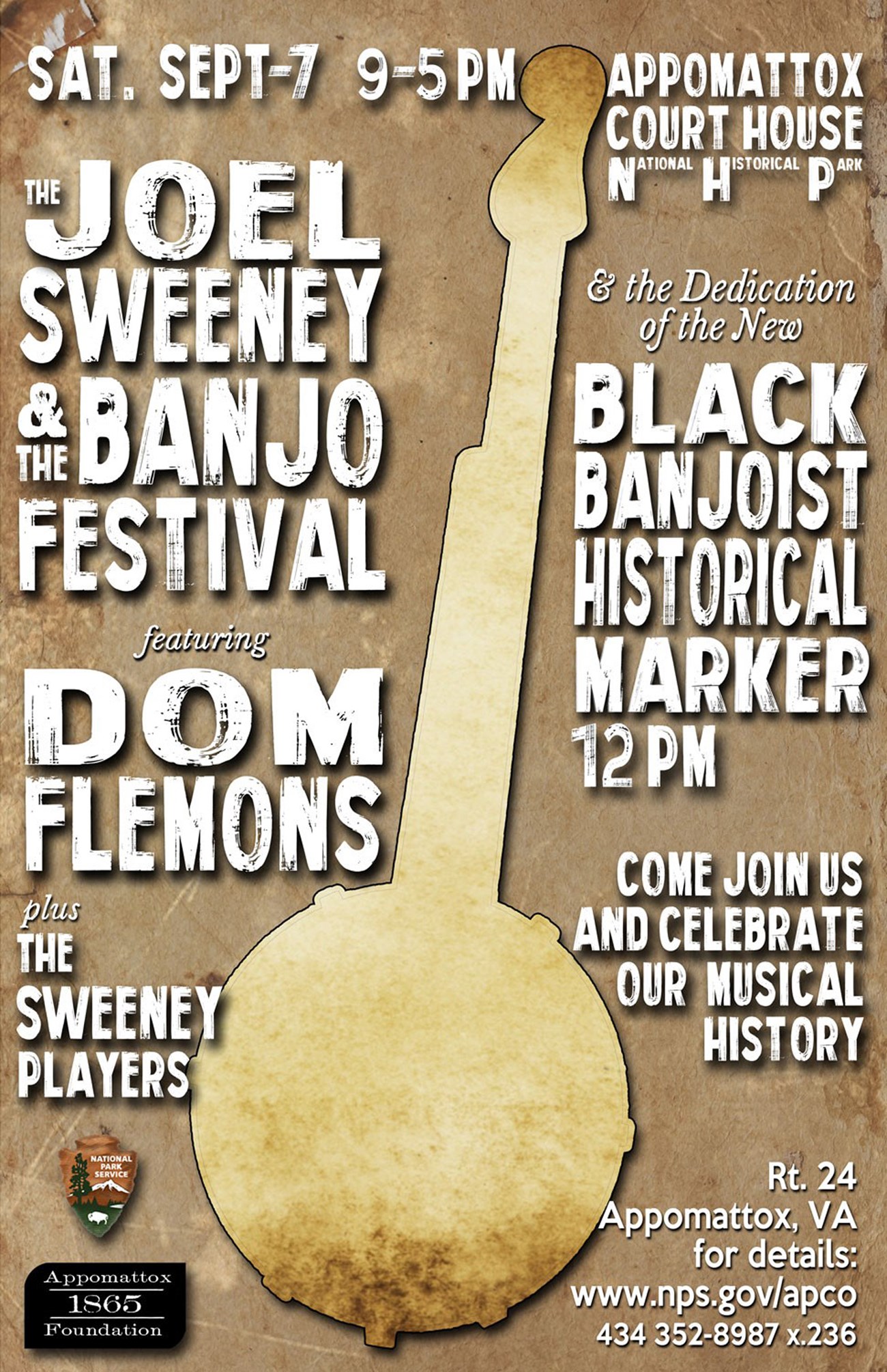 2019 Sweeney Summer Concert Series poster announcement