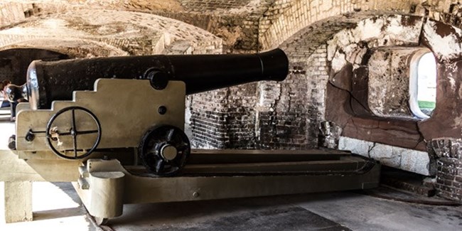 Cannons at Fort Sumter