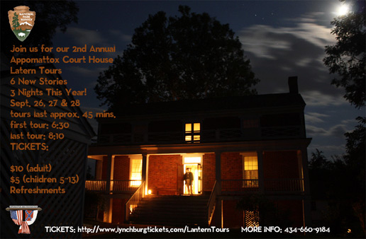 The McLean House after dark during the annual Lantern Tour, each September. The McLean House after dark during the annual Lantern Tour, each September.