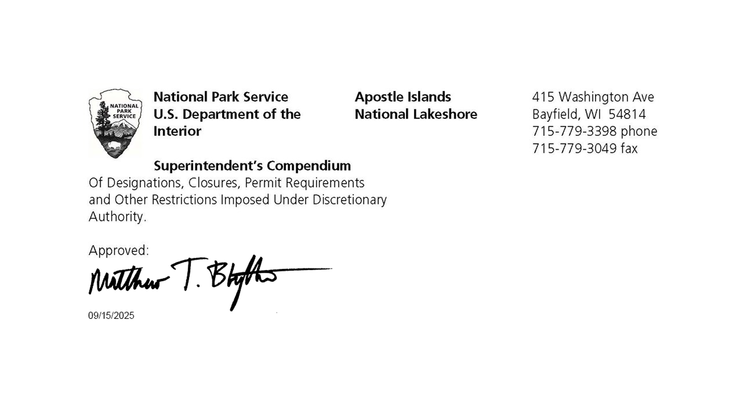 Digital Signature of Superintendent dated September 16, 2025.