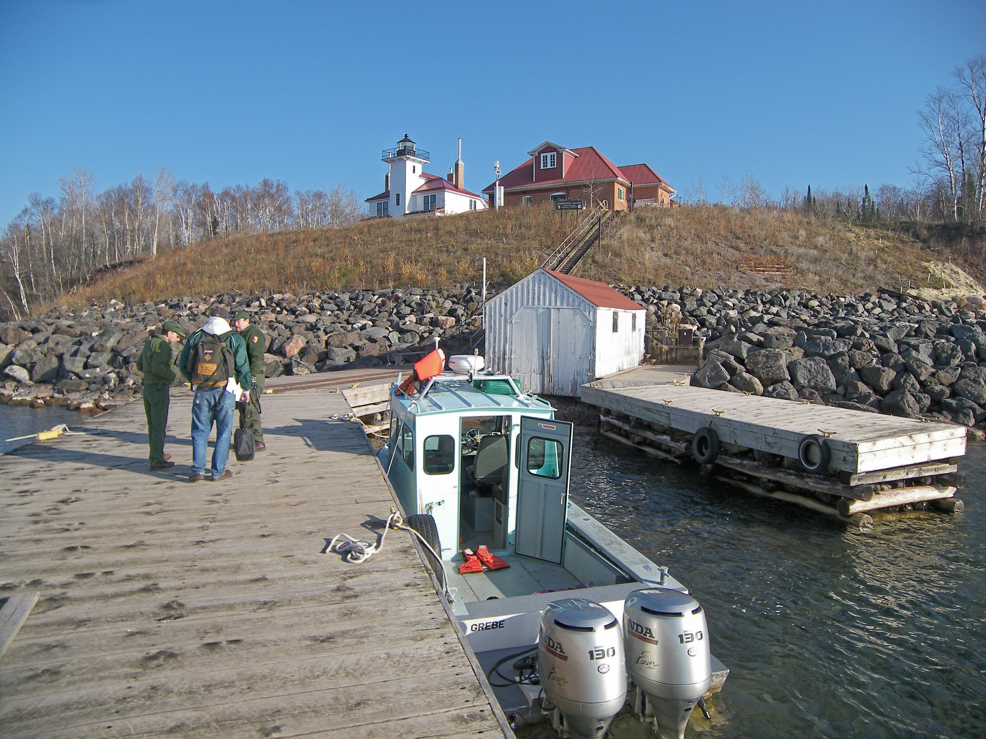 Raspberry Island Dock in 2016