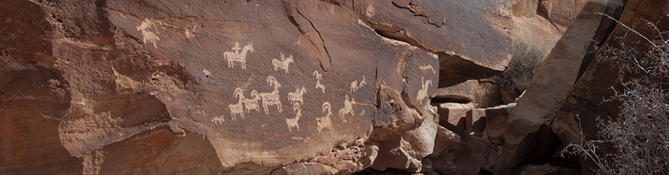 Photography Utah Landscape Moab Man Petroglyph Indian Art Rock Art Wall Decor Native American Art Desert Landscape Southwest Poster