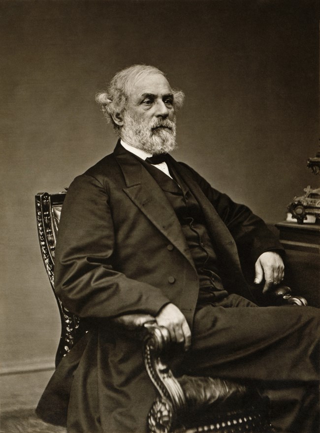 Robert E. Lee in 1869 Robert E. Lee in 1869