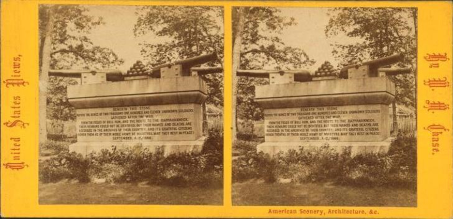 Tomb of the Unknowns, 1867