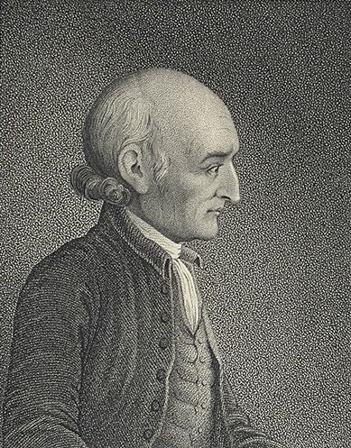 George Wythe Drawing of George Wythe in profile, three quarter length, wearing jacket, vest, and white high necked shirt with tie