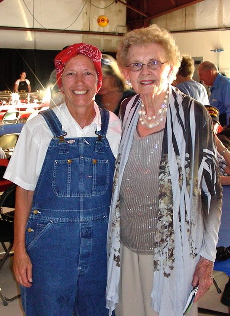 Gail with Leila Allen, Army Nurse Corps