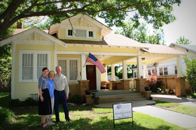 Megan as Director of the Alexandria Historic Preservation Commission