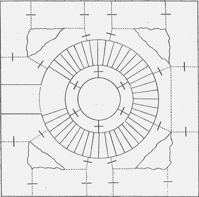 Willard Plan Interior construction plan for the Bunker Hill Monument