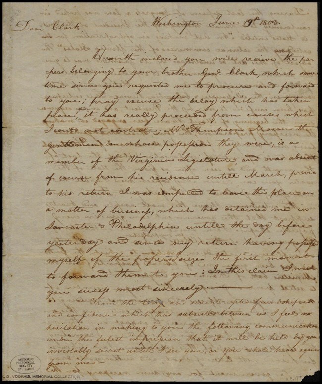 handwritten letter