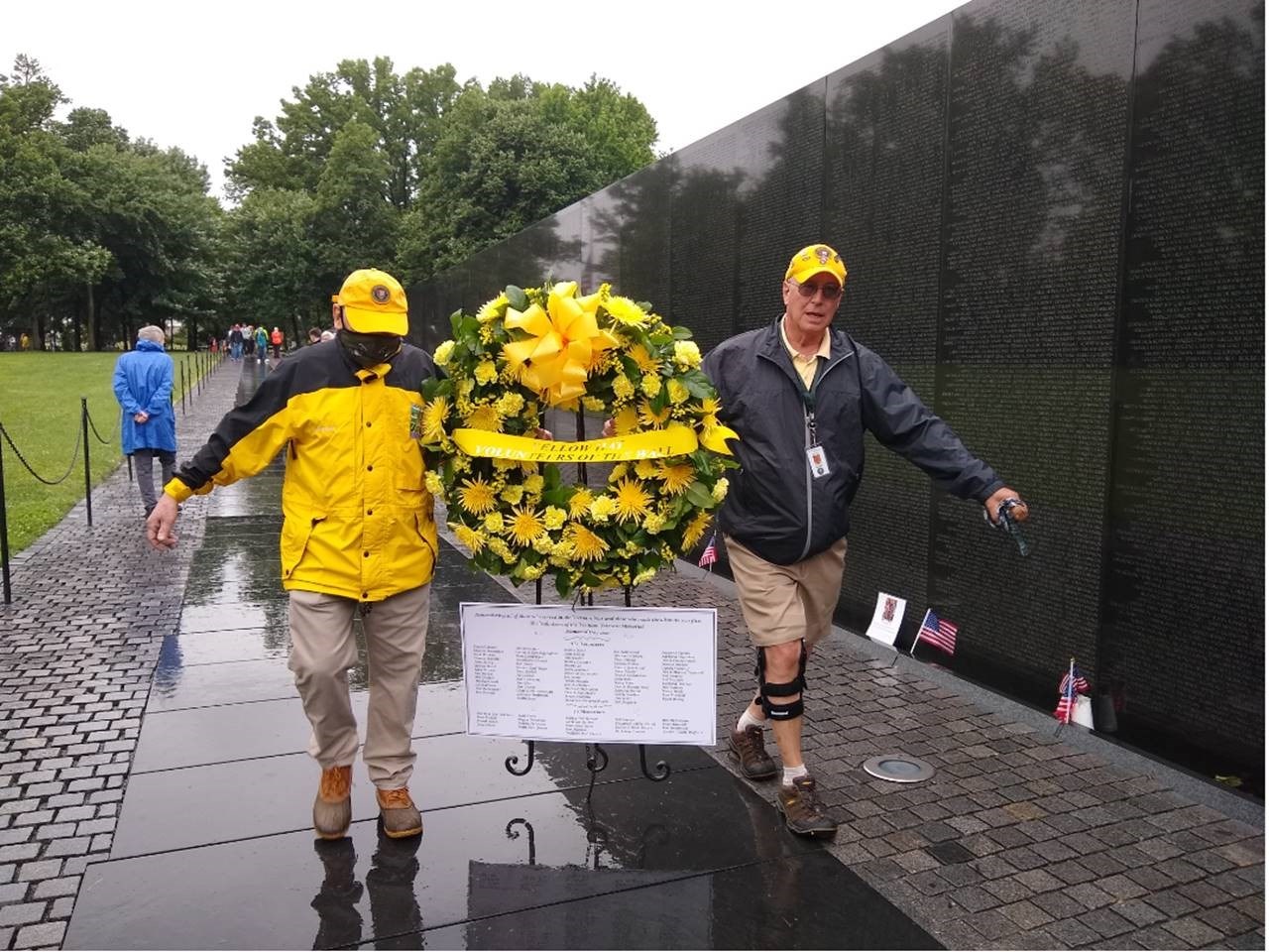 Memorial Day Wreath at Vietnam Veterans Memorial Memorial Day Wreath at Vietnam Veterans Memorial