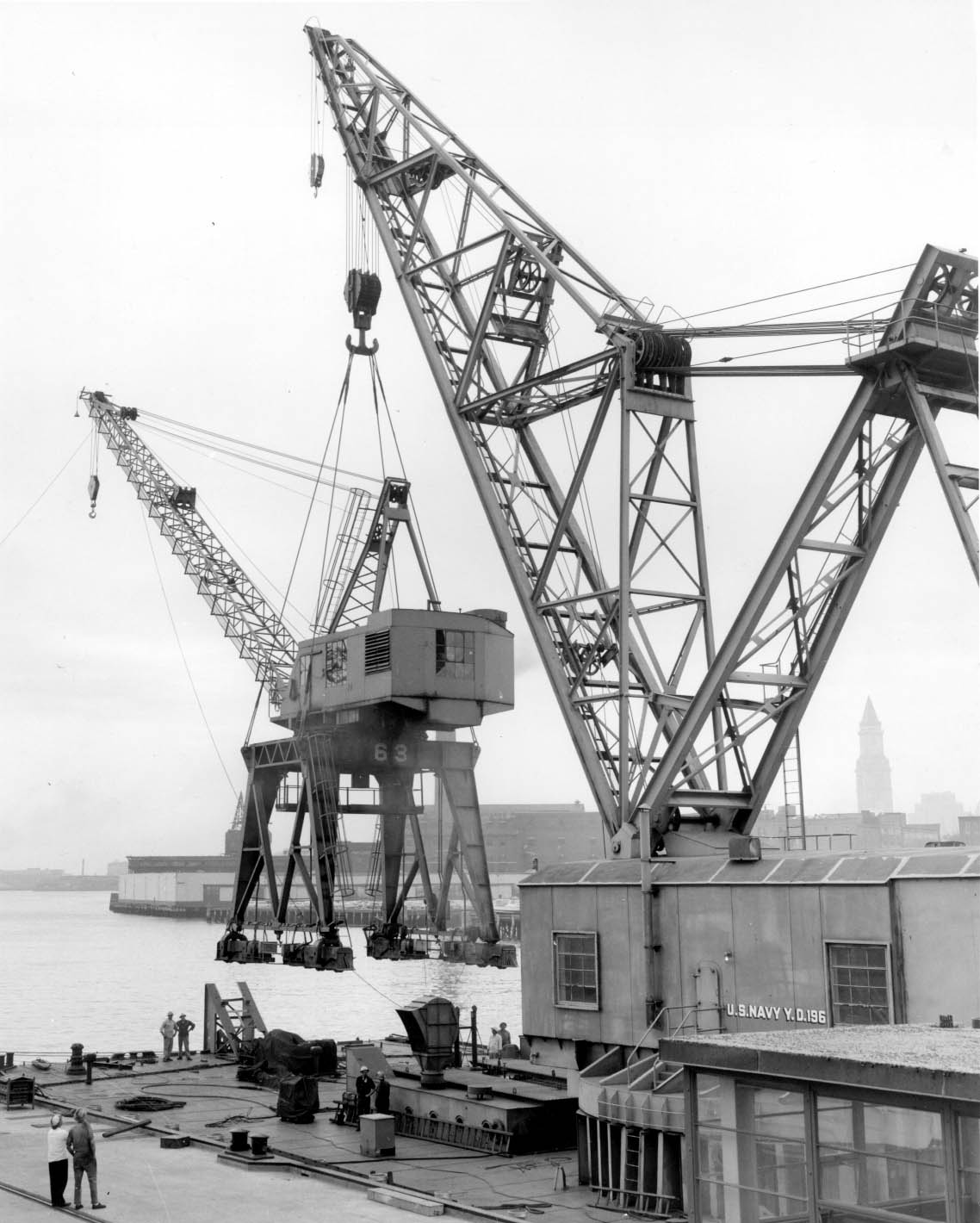 Charlestown Navy Yard Portal Crane (U.S. National Park Service)