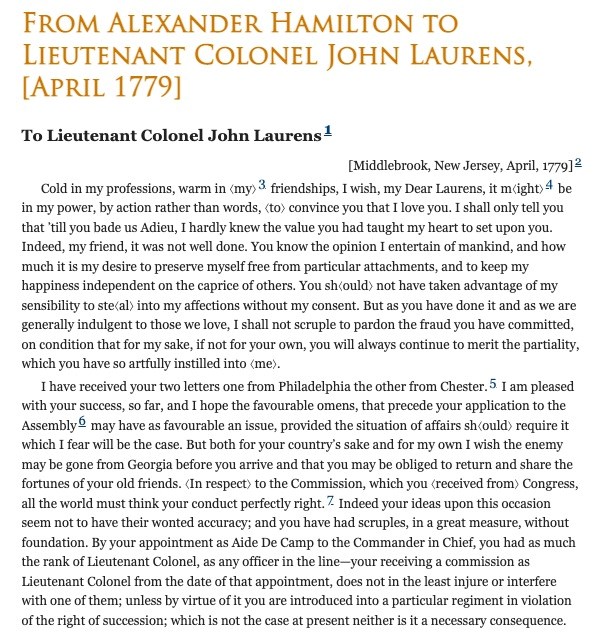 Image links to text of the letter at Archives.gov