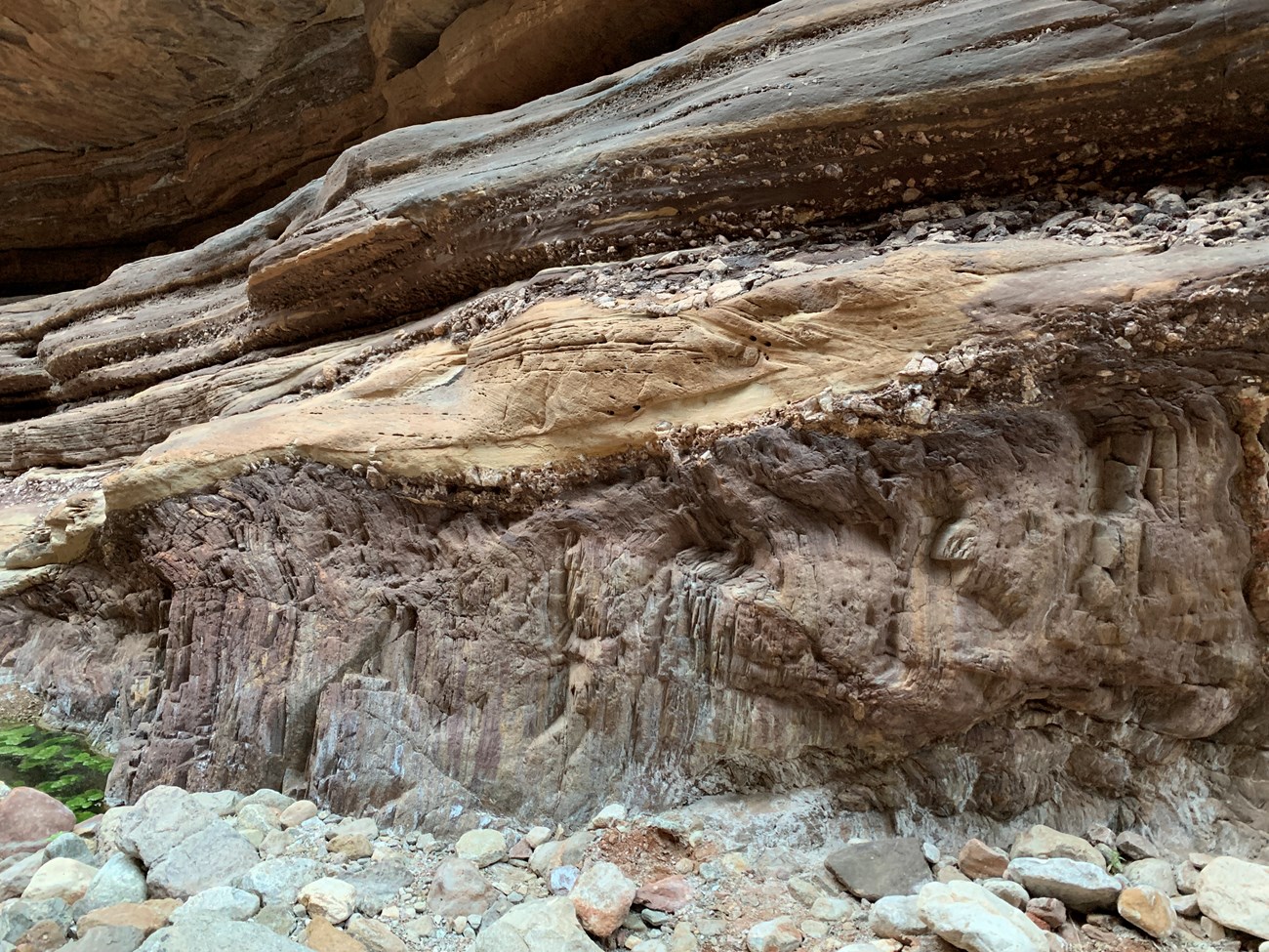Photo of a rock outcrop.