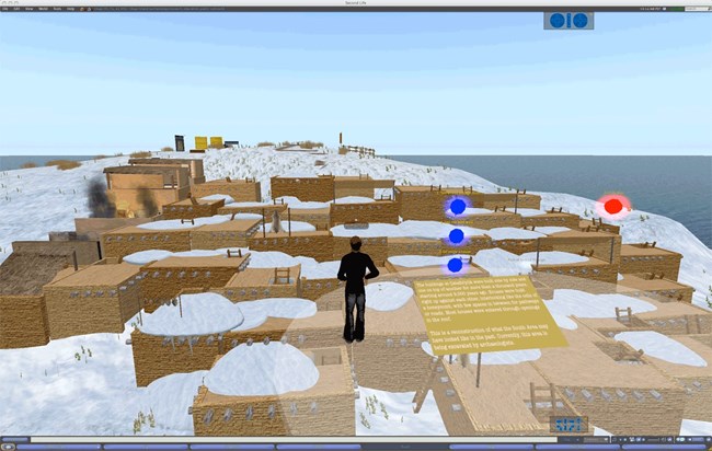Çatalhöyük in Second Life Çatalhöyük in Second Life