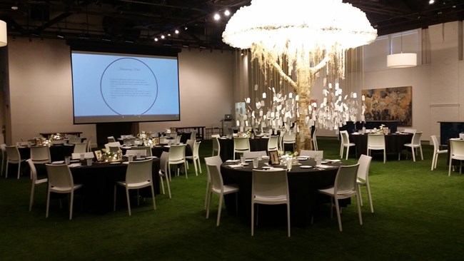 Layout of the Etiquette Dinner, a collaborative event planned by CAS, United Student Forum, and Student Involvement at SCAD. Layout of the Etiquette Dinner, a collaborative event planned by CAS, United Student Forum, and Student Involvement at SCAD.