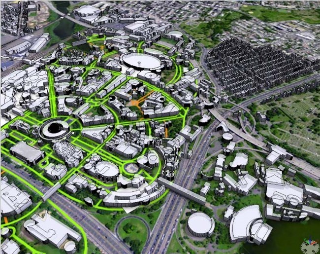 Aerial Photo of New York World's Fair area
