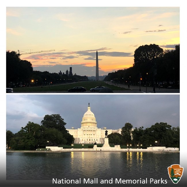 Virtual postcard Virtual postcard showing places on the National Mall