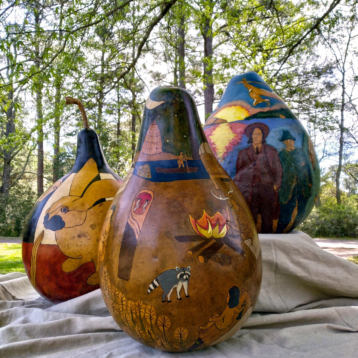 Gourd Art Telling Stories From Powhatan Culture (U.S. National Park