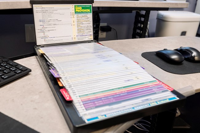 Brittany’s Emergency Medical Dispatch Protocol for incoming EMS calls on what to say and do during immediate ongoing response. EMD Protocol Booklet