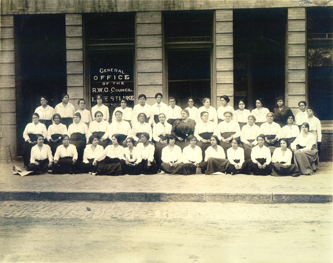 41 Independent Order of St. Luke staff members with Maggie L. Walker in the center