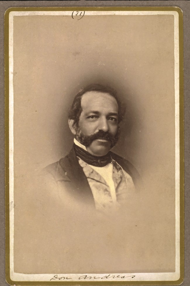 1878 photographic portrait of General Don Andrés Pico