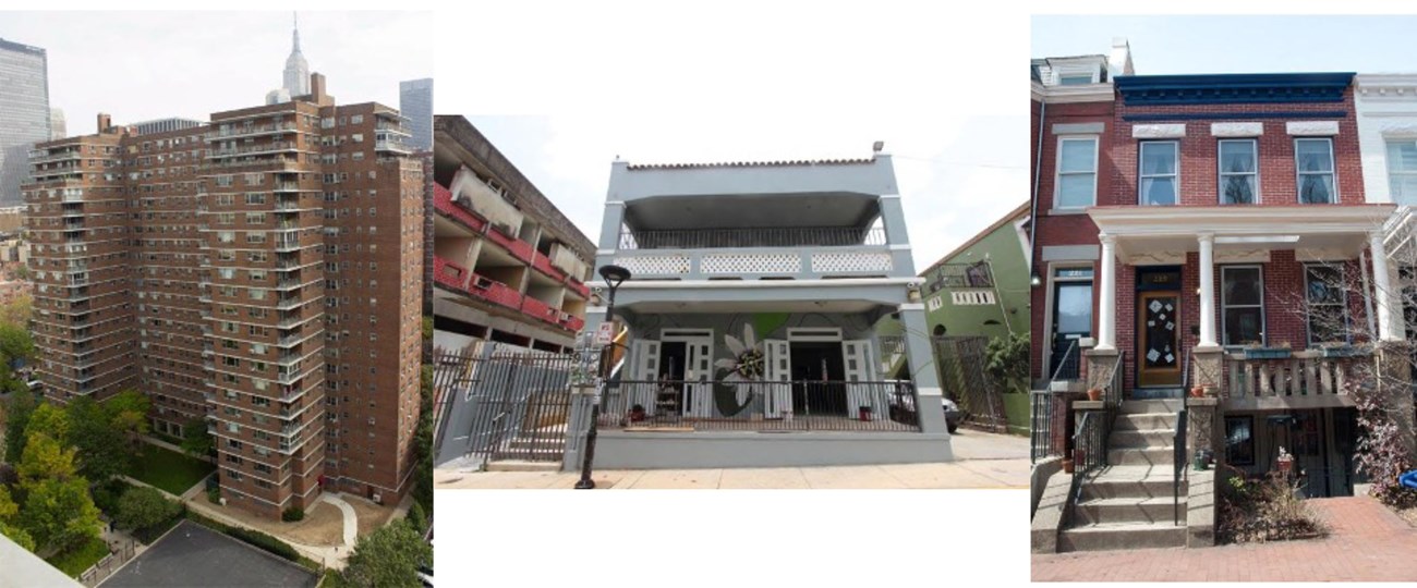 NR and NHL Sites added in 2016 for significance in LGBTQ History: Bayard Rustin Residence, New York City, New York (Left), Edificio Comunidad de Orgullo Gay de Puerto Rico, San Juan, Puerto Rico (Center), the Furies Collective House, Washington, DC (Right NR and NHL Sites added in 2016 for significance in LGBTQ History: Bayard Rustin Residence, New York City, New York (Left), Edificio Comunidad de Orgullo Gay de Puerto Rico, San Juan, Puerto Rico (Center), the Furies Collective House, Washington, DC (Right
