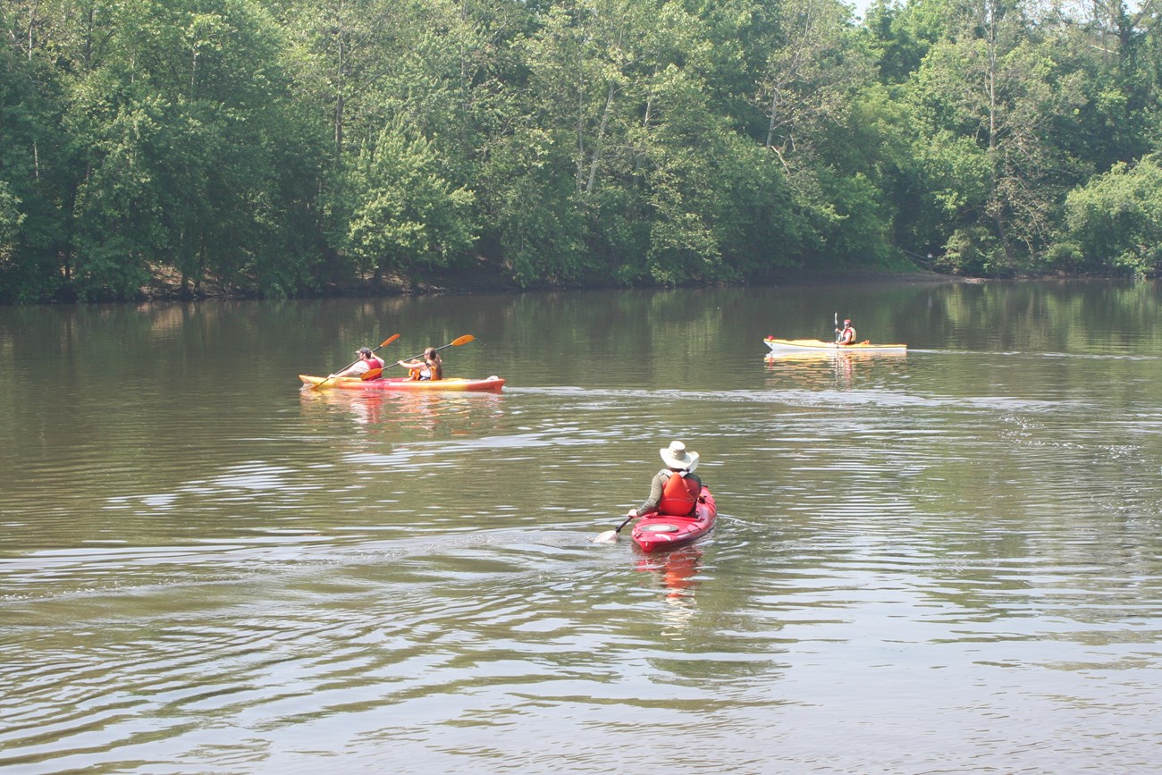 Kayakers on the Schuylkill River