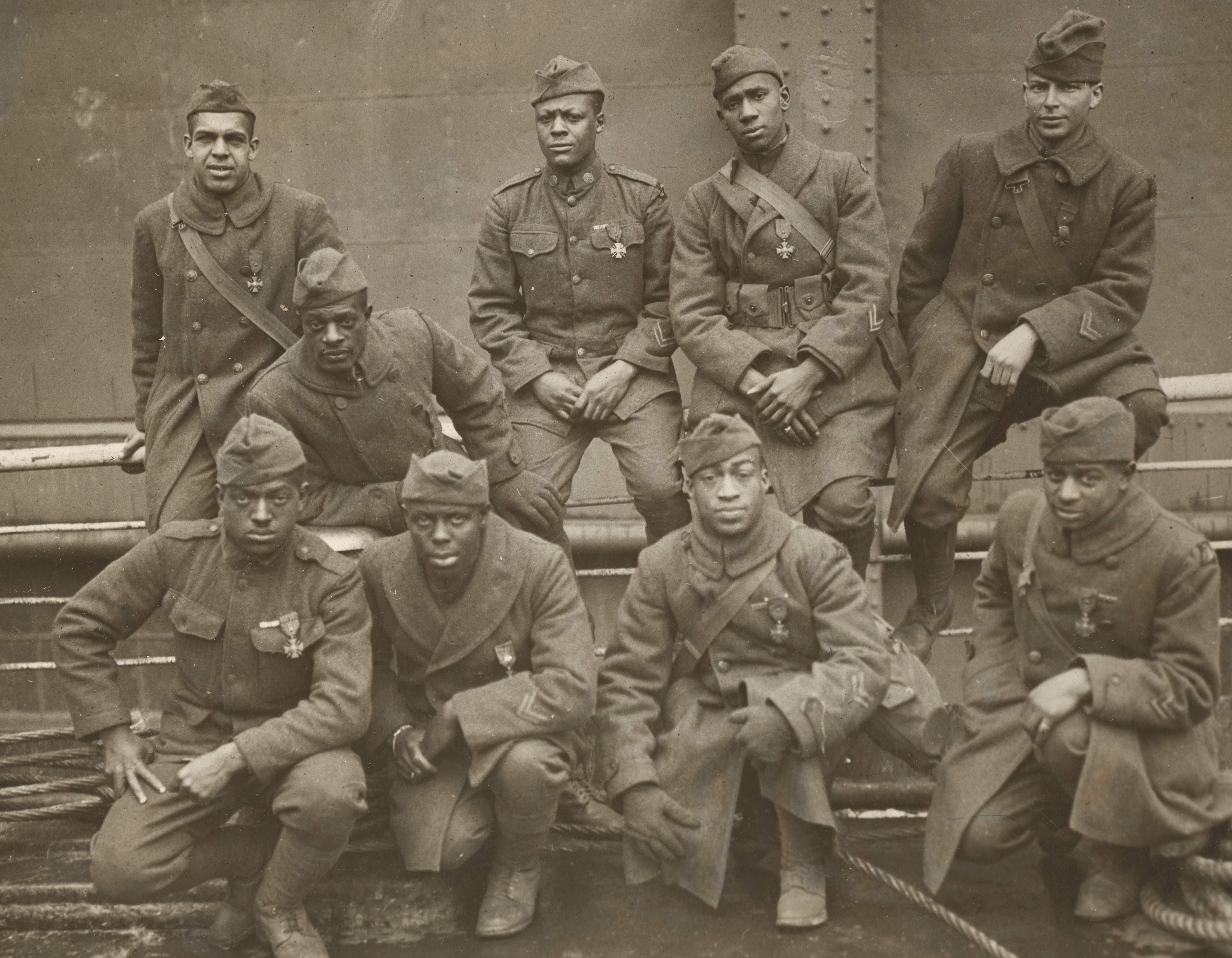 Men In The 369th Infantry Iconic Photo