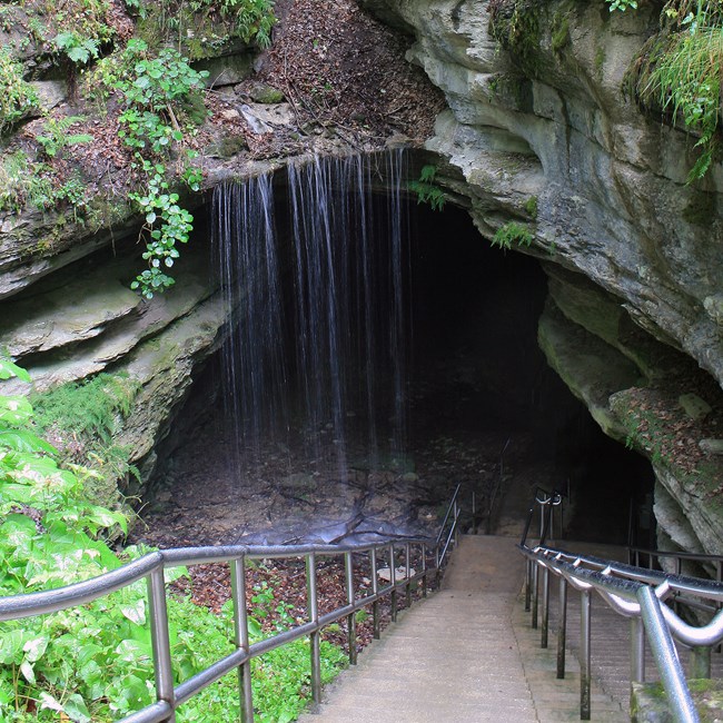 Entrance to a cave. NPS photo.