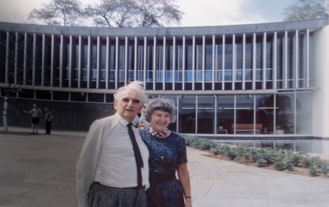 Richard Neutra and the Visitor Center Richard Neutra and the Visitor Center.