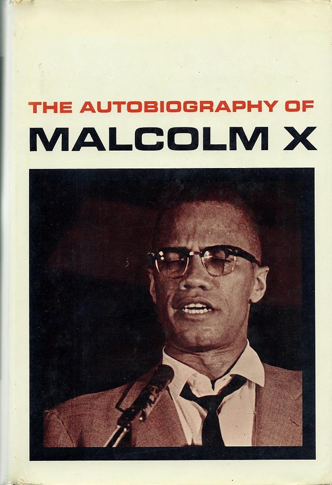 Book cover of Malcolm X autobiography