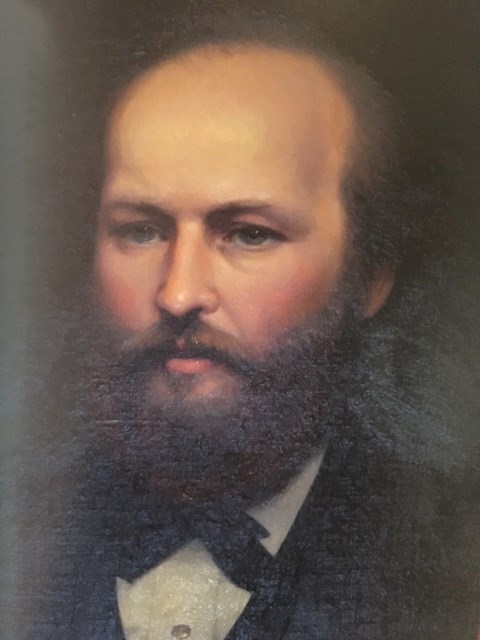 a painting of James A. Garfield