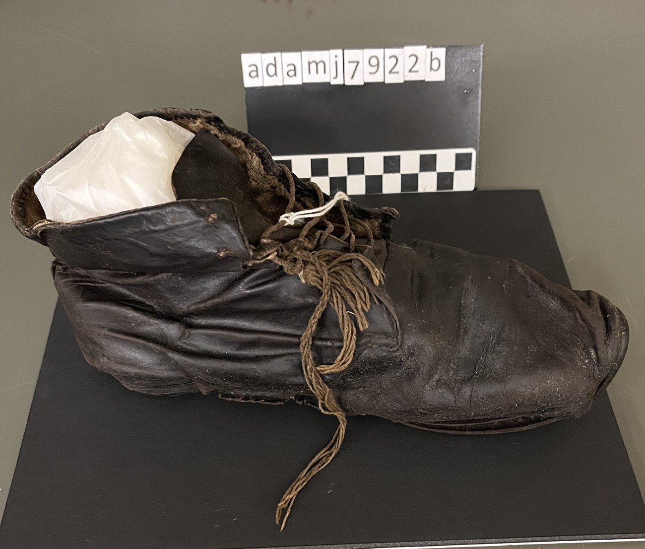 Leather boots