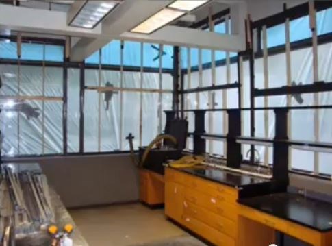 Air and water infiltration testing. Air and water infiltration testing.