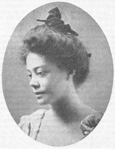 Black and white portrait of alice dunbar nelson
