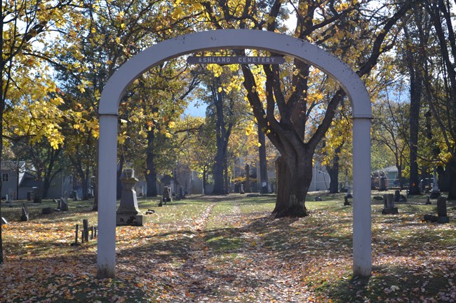 Old cemetery.