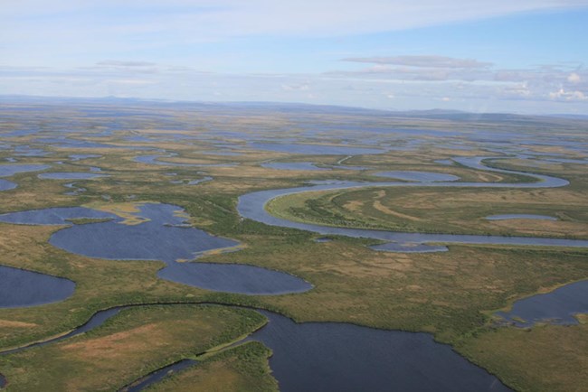 BELA_Aerial_1web Arctic aerial view of waters.
