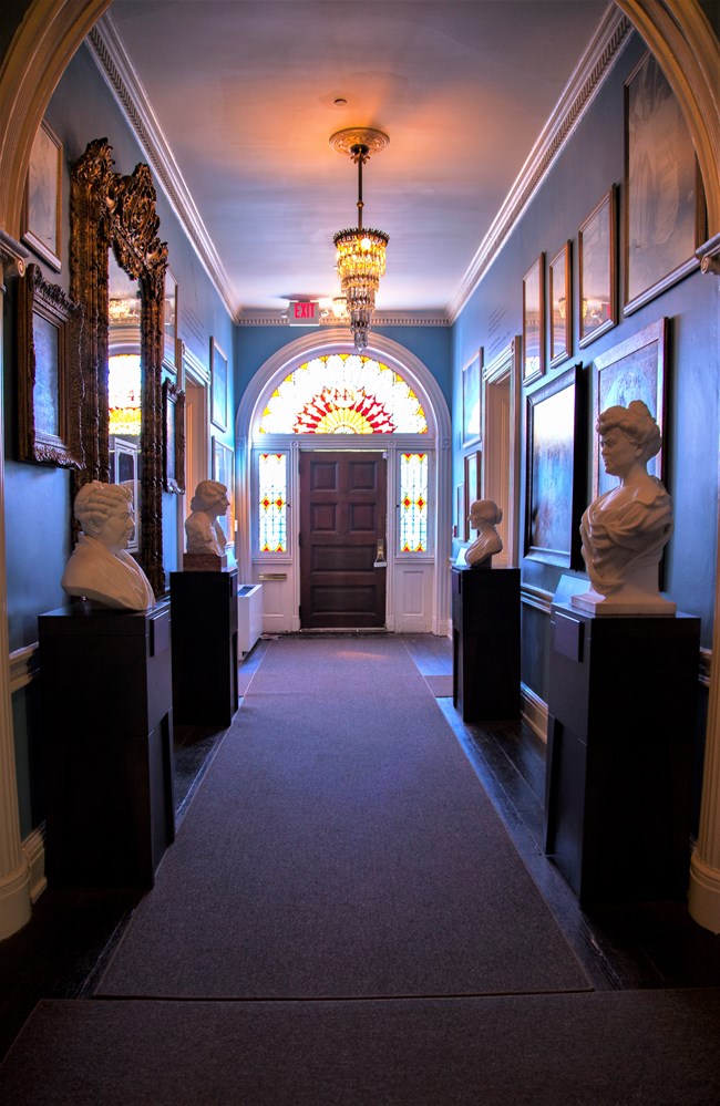Hallway Belmont Paul Women's Equality National Monument Entrance hallway of the Belmont Paul Women's Equality National Monument