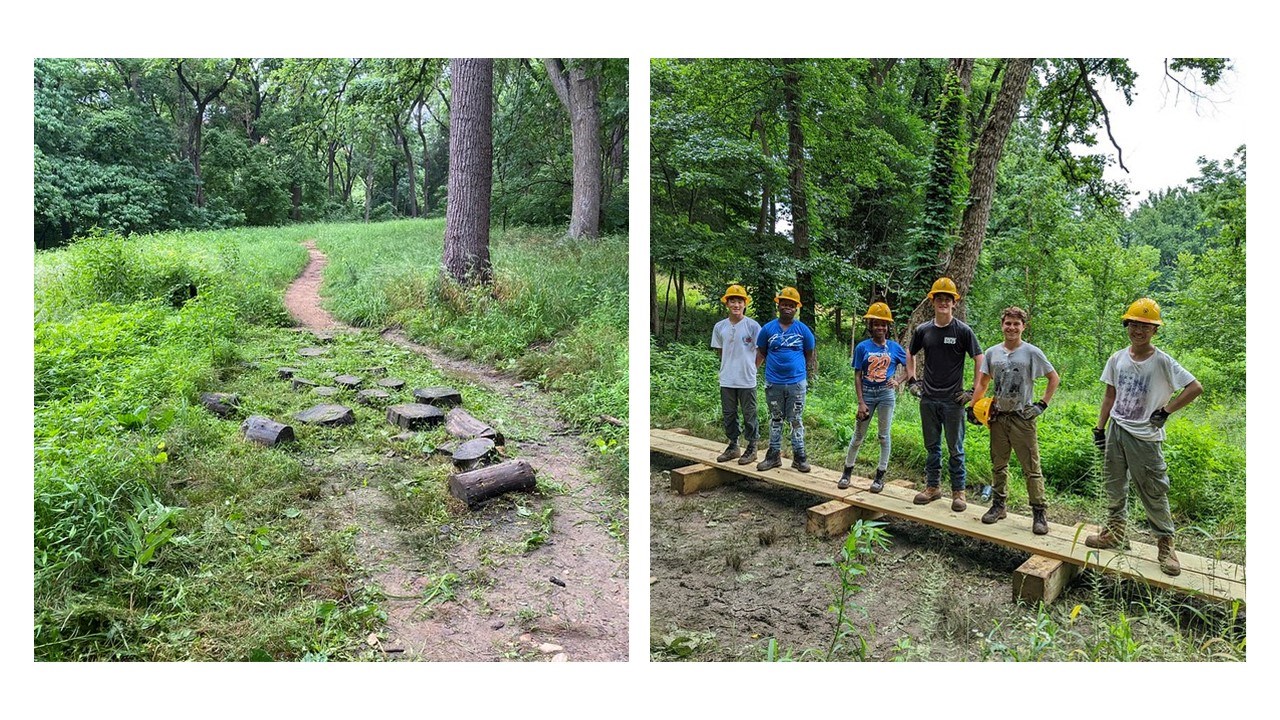 Before and After Bog Bridge