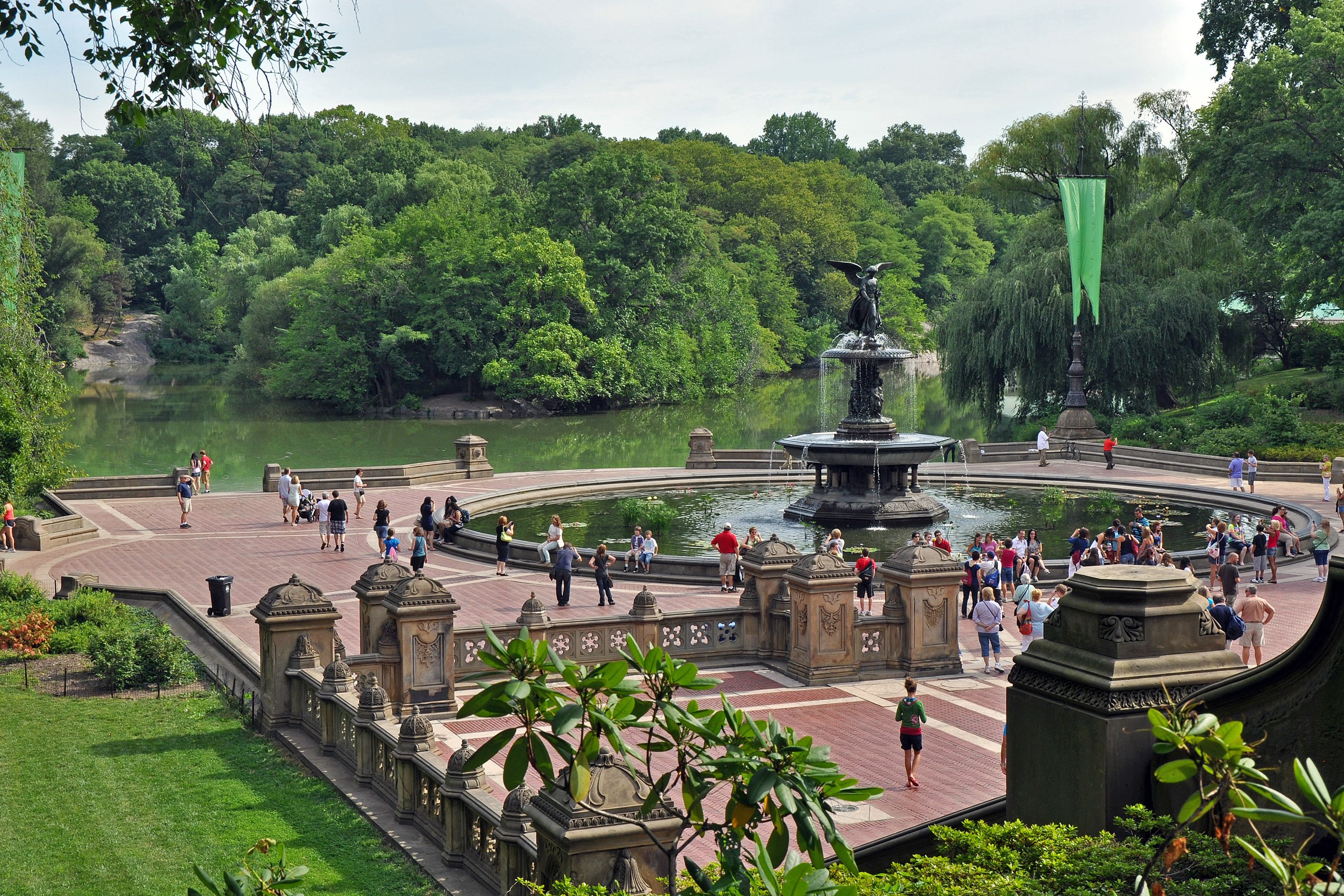 Bethesda Fountain, Central Park - NYPL Digital Collections