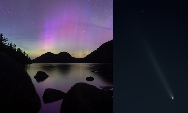 Aurora Borealis & Comet Tsuchinshan-ATLAS Aurora Borealis & Comet Tsuchinshan-ATLAS