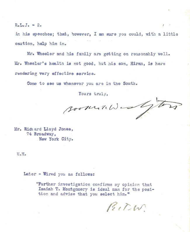 CMS Booker T. Washington Letter p2