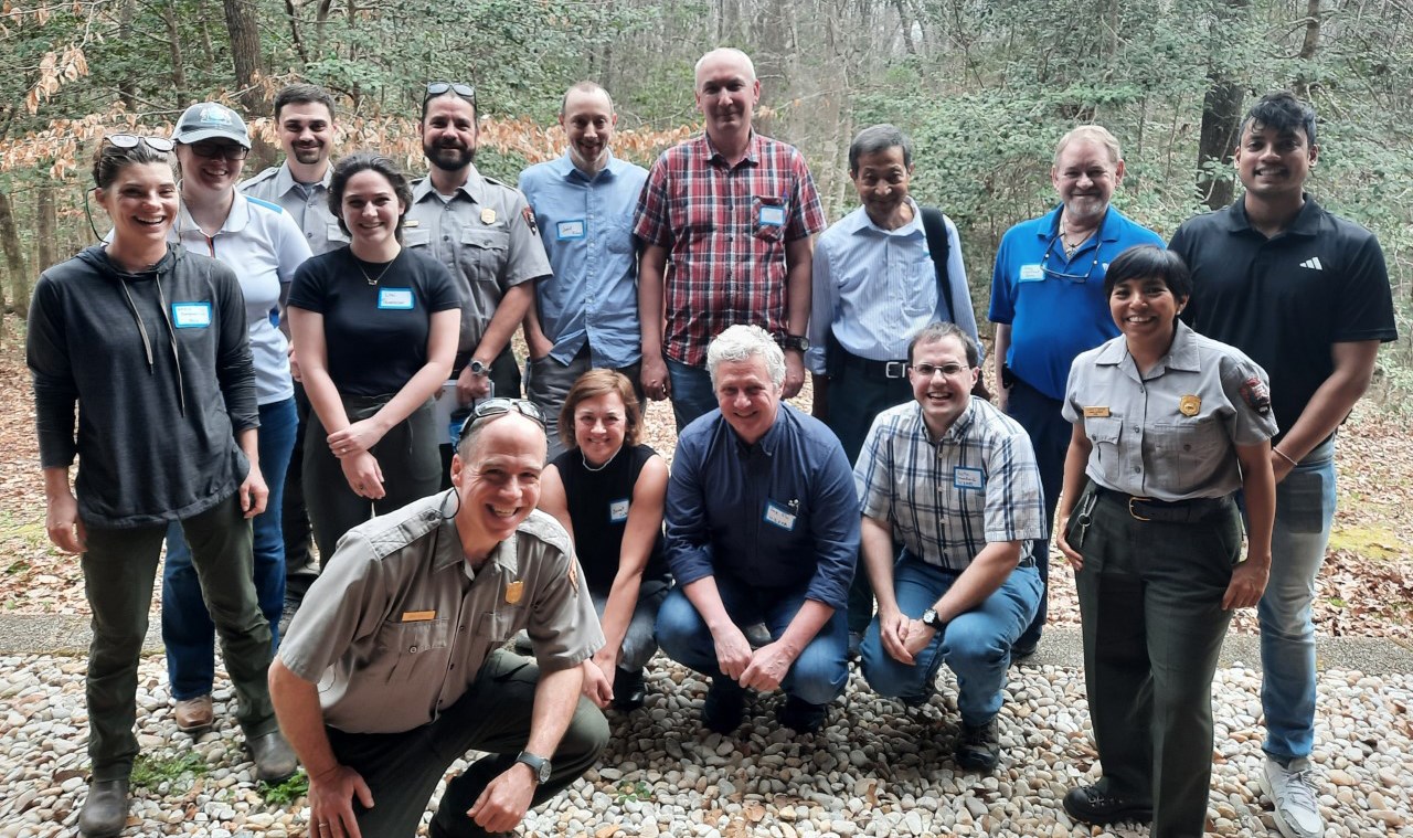 Congaree NP Stream Symposium Group of people posing for a photo