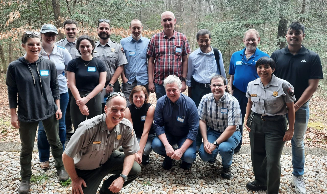 Congaree NP Stream Symposium Group of people posing for a photo