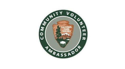 Official logo for the Community Volunteer Ambassador Program. 